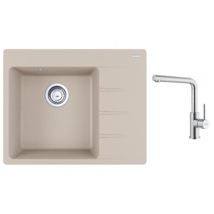 FRANKE Zestaw G282SA CNG 611-62 TL/2 sahara + FC 6985