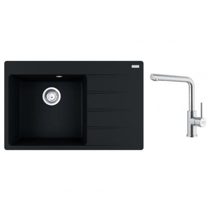 FRANKE Zestaw G288O CNG 611-78 TL/2 onyks + FC6985