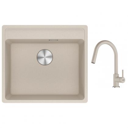 FRANKE Zestaw G296SA MRG 610-52 RTL sahara + FC 6051