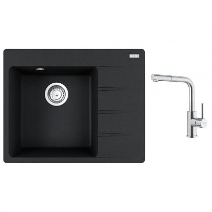 FRANKE Zestaw G284O CNG 611-62 TL/2 onyks + FC 6986