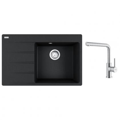 FRANKE Zestaw G287O CNG 611-78 TL/7 onyks + FC6985