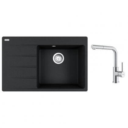 FRANKE Zestaw G289O CNG 611-78 TL/7 onyks + FC6986
