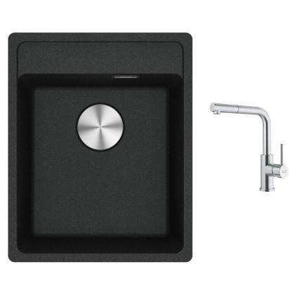 FRANKE Zestaw G295O MRG 610-37 RTL onyx + FC 6986