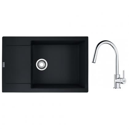 FRANKE Zestaw G260MČ MRG 611-78 BB czarny matowy + FS 3229.031