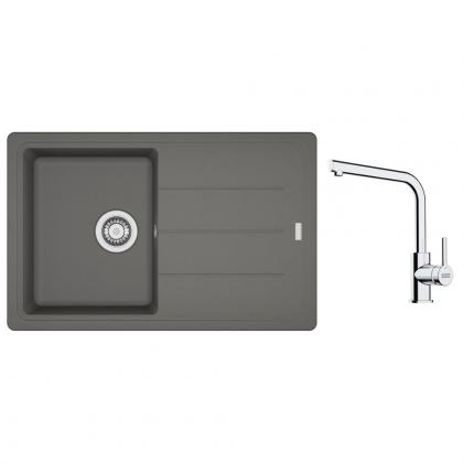 FRANKE Zestaw G263ŠK BFG 611-78 szary kamienny + FS 3230.031