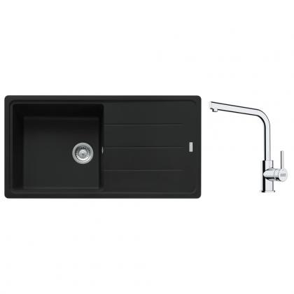 FRANKE Zestaw G264MČ BFG 611 czarny matowy + FS 3230.031