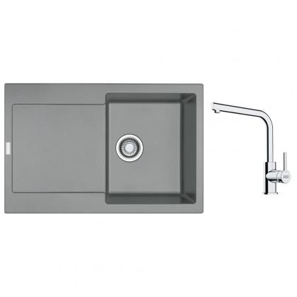 FRANKE Zestaw G259ŠK MRG 611 szary kamienny + FS 3230.031