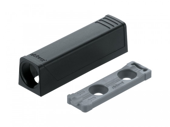 BLUM 956.1201 Tip-on adapter prosty, 50mm, czarny