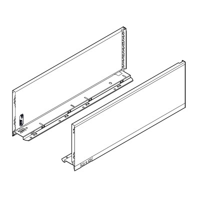 BLUM 770C6002I boki Legrabox C 600mm stal nierdzewna
