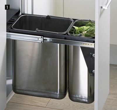 HETTICH 49477 BIN.IT DUO I kosz na śmieci, stal nierdzewna HETTICH 49477 BIN.IT DUO I kosz na śmieci, stal nierdzewna