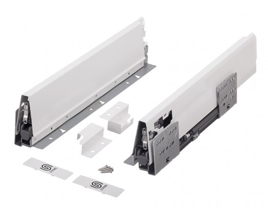 K-StrongBox H140/300mm z kwadratowym relingiem, biały K-StrongBox H140/300mm z kwadratowym relingiem, biały