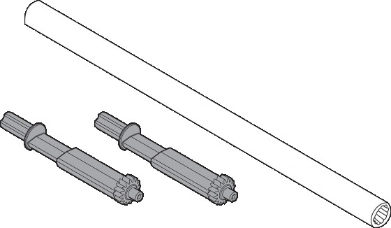 BLUM T55.1089ZR komplet zębatek i drążek