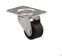 StrongCastors Kółko 25 mm skrętne, czarne StrongCastors Kółko 25 mm skrętne, czarne