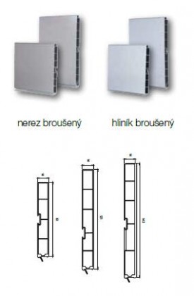 COKOŁ REHAU 150mm stal nierdzewna szlif 4 m