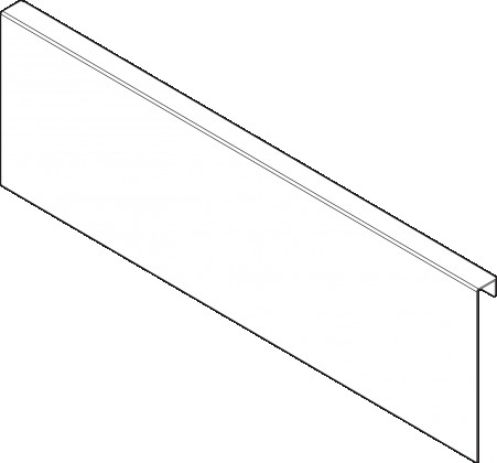BLUM ZC7A0U0K Ambia Line adapter profilowany K, antracyt mat