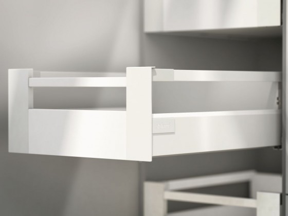 K-BLUM Antaro C 300 mm/30 kg, Blumotion/TOB, biały SW, wewnętrzny