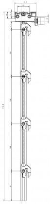 LEHMANN Drążek SVSELEVON Typ 7 (0+4 wysokość 515 mm)