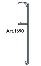 TERNO listwa maskująca alu 2m 1690/AS, , srebrna anodowana TERNO listwa maskująca alu 2m 1690/AS, , srebrna anodowana
