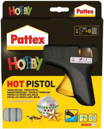 Pistol.do kleju na topliwe pał.HOT
