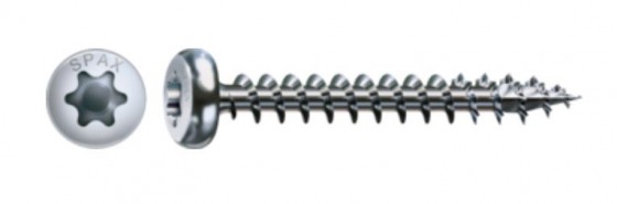 SPAX wkręt 4,5x30 główka półkulista TSX,W,4C,