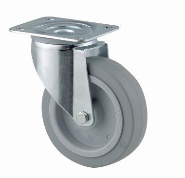 TENTE Kółko skrętne 3470 zmiękczony bieżnik, średnica 100 mm, bez hamulca
