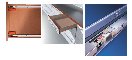 BLUM 550H5000B Tandem częściowy wysuw 500mm z tłumieniem