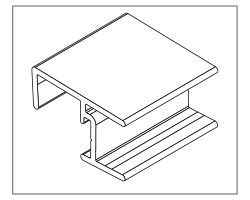 COKÓŁ wew/zew róg 90° ALUM SZCZOTKOWANY 150 mm REHAU