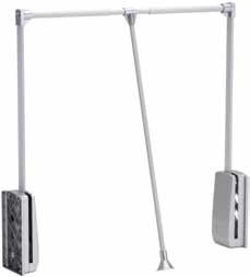 StrongWire pantograf meblowy 685-940mm srebrny/alu