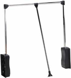 StrongWire pantograf meblowy 685-940mm czarny/chrom
