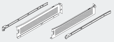 BLUM 320M5000C15 Metabox 86/500mm R901 biały