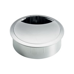 HETTICH 45872 Przepust kablowy 80 chrom mat