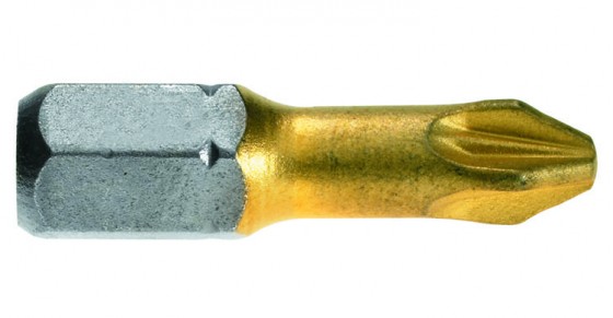BOSCH 2607001592 bit PZ1 TIN 25mm MAX GRIP