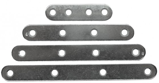 STRONG Płytka łącząca 140x15 mm ocynk biały