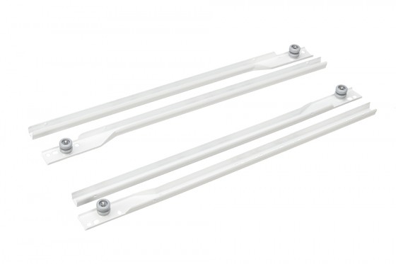 StrongWire Prowadnica rolkowa roller do 16mm korpus biały