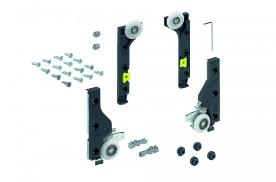 HETTICH 9156339 SLIDE LINE M do 1 drzwi bez tłumienia