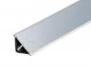 TL - SUPER listwa przyblatowa L20/tr/Aluminum szczotkowane 4m