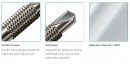 SPAX Wkręt tarasowy 5x48 z aluminiowym łbem cylindrycznym, kolor srebrny