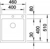 BLANCO 523392 Dřez BLANCO CLARON 400-IF/A DX nerez Durinox®