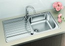 BLANCO 524255 Dřez DINAS XL 6 S kartáčovaný nerez s excentrem