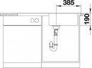 BLANCO 524255 Dřez DINAS XL 6 S kartáčovaný nerez s excentrem