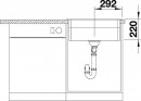 BLANCO 525161 Dřez ETAGON 6 basalt InFino s táhlem PuraPlus®
