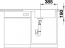 BLANCO 525120 Dřez DINAS XL 6 S Compact kartáčovaný nerez s excentrem