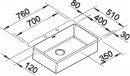 BLANCO 523394 Dřez BLANCO CLARON 700-IF/A DX nerez Durinox®