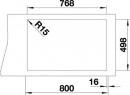 BLANCO 525177 Dřez ETAGON 8 antracit SILGRANIT® PuraDur®