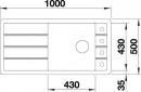 BLANCO 524803 Dřez FARON XL 6 S antracit SILGRANIT® PuraDur®