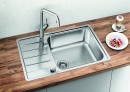 BLANCO 525110 Dřez LEMIS XL 6S-IF Compact kartáčovaný nerez s excentrem