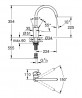 GROHE 32843002 Bateria kuchenna Eurosmart Cosmopolitan chrom