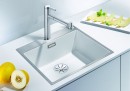 BLANCO 524112 zlewozmywak SUBLINE 500-IF/A biały z korkiem SILGRANIT PuraDur
