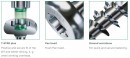 SPAX wkręt 5x30 łeb półokrągły TXS,W,4C,