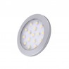 Reflektor LED Orbit 1,5W, 12V, 16 diod LED, kolor aluminium ciepły biały